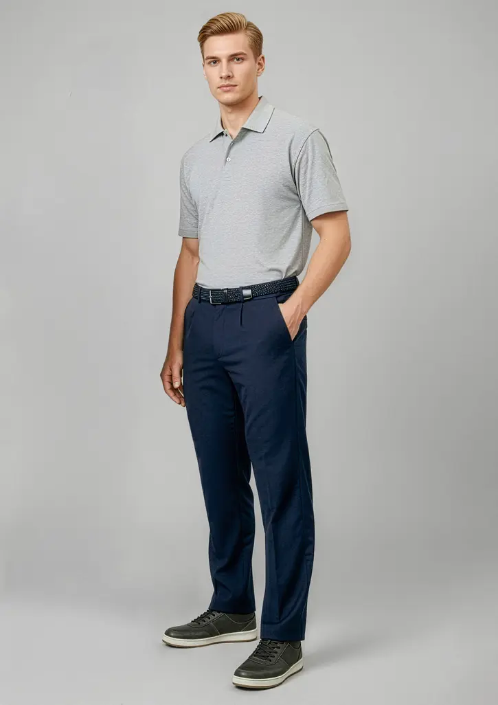 Biz Collection Detroit Mens Pant (Stout) in Navy