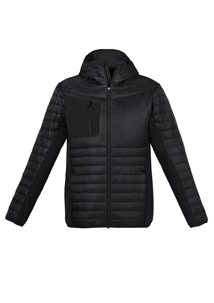 Biz Collection Patrol Unisex Jacket in Black/Black