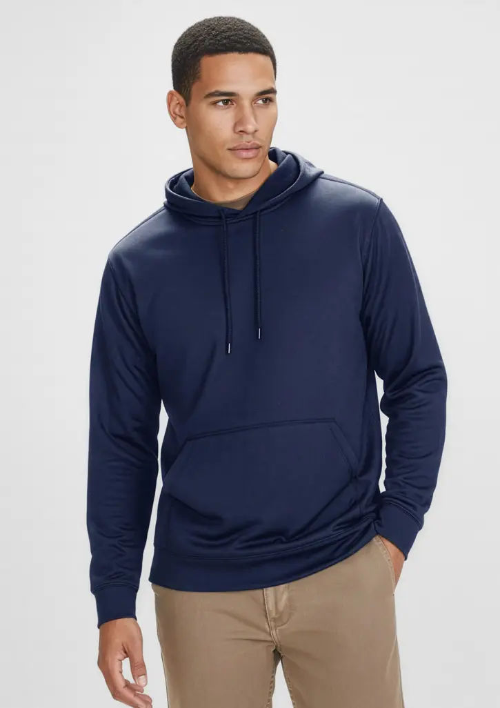 Biz Collection Hype Mens Hoodie in Navy