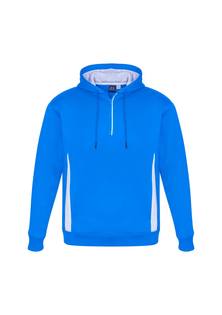 Biz Collection Renegade Unisex Hoodie in Royal/White/Silver