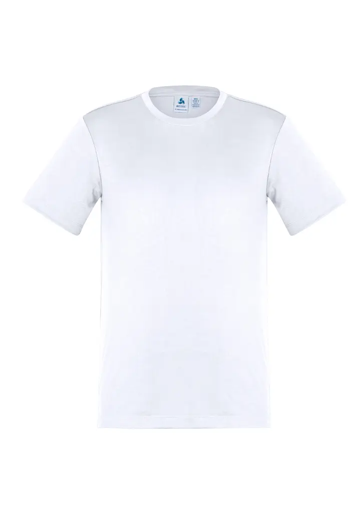 Biz Collection Ace Adults Short Sleeve Tee in White