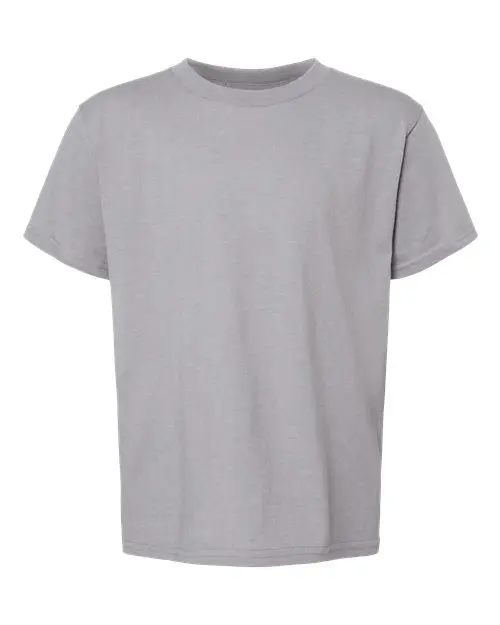 Gildan Youth Softstyle CVC T-Shirt in Cement