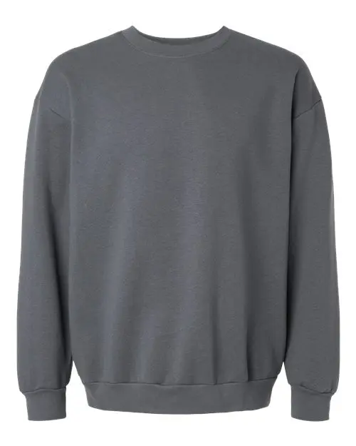 American Apparel Unisex ReFlex Fleece Crewneck Sweatshirt in Asphalt