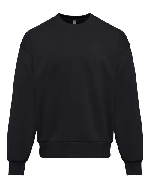 Next Level Unisex Heavyweight Crewneck Sweatshirt in Black