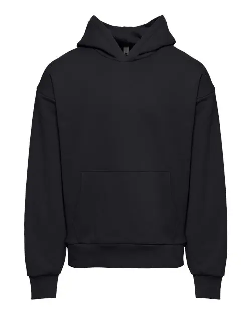 Next Level Unisex Heavyweight Fleece Hooded Sweatshirt in Black