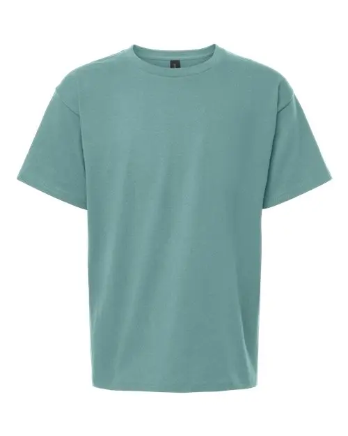 Gildan Youth Heavy Cotton T-Shirt in Aquatic