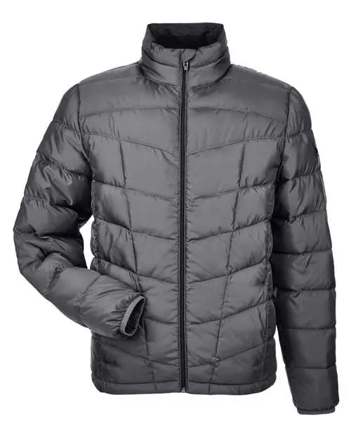 Spyder Men's Pelmo Insulated Puffer Jacket in Polar/ Black