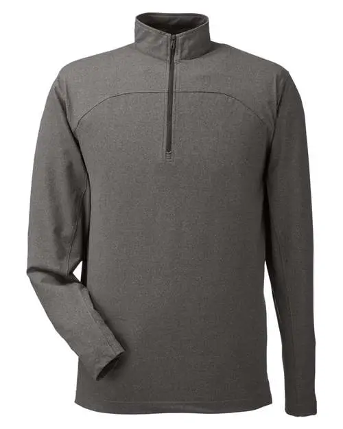 Spyder Men's Spyre Quarter-Zip Pullover in Black Frost