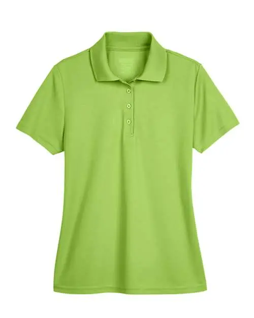 Core365 Women's Origin Performance Piqué Polo in Acid Green