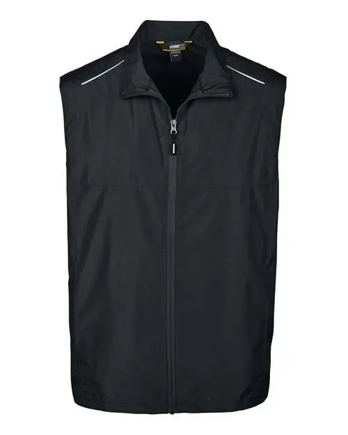 Core365 Men's Techno Lite Unlined Vest in Black
