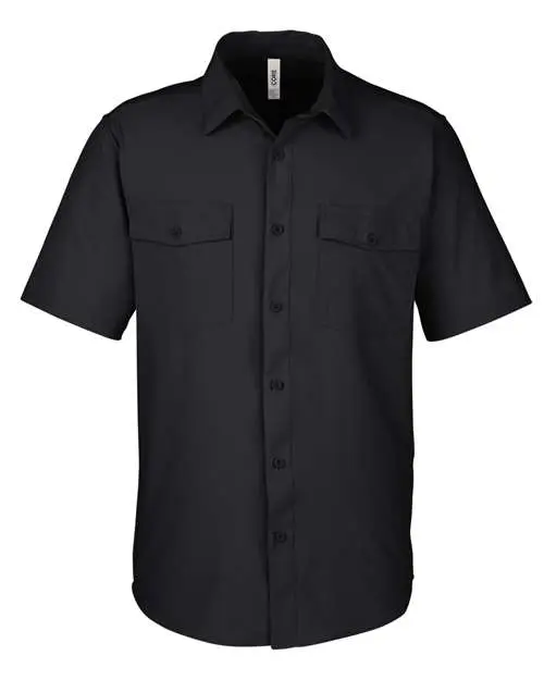 Core365 Men's Ultra UVP Marina Shirt in Black