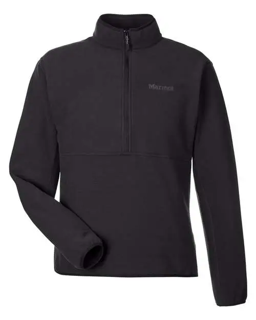 Marmot Men's Rocklin Half-Zip Jacket in Black