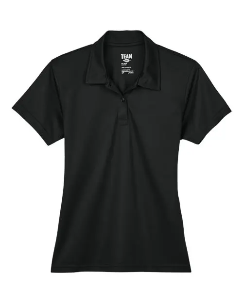 Team 365 Women's Command Snag Protection Polo in Black