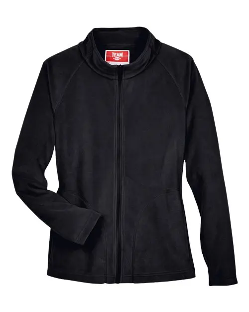 Team 365 Women's Campus Microfleece Jacket in Black