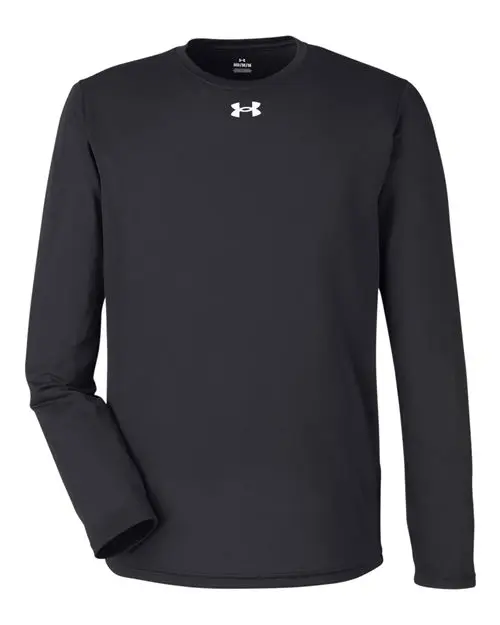 Under Armour Men's Team Tech Long Sleeve T-Shirt in Black/ White