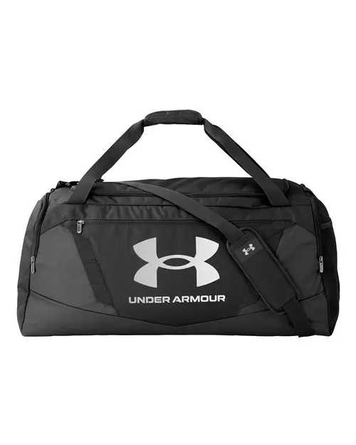 Under Armour Undeniable 5.0 LG Duffel Bag in Black/ Metallic Silver