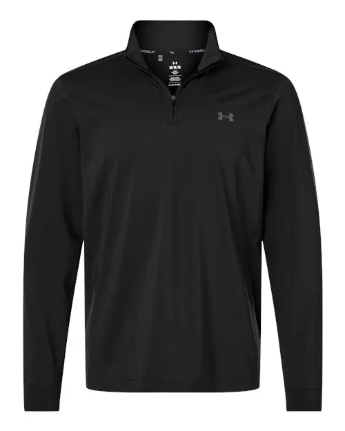 Under Armour Men's Drive Quarter-Zip Pullover in Black/ Castlerock