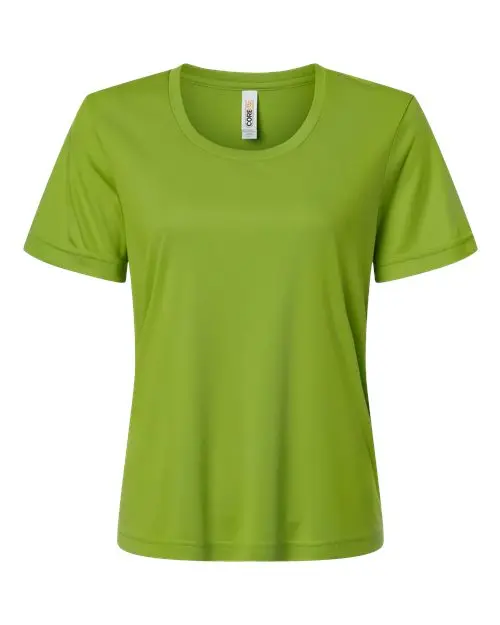 Core365 Women's Capital Performance T-Shirt in Acid Green