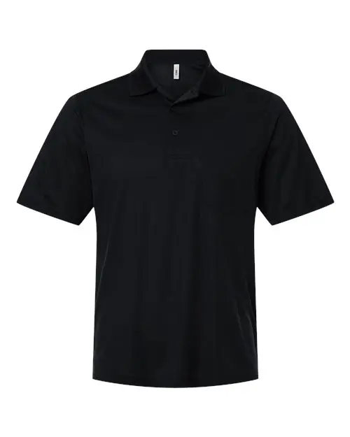 Core365 Men's Nova Performance Pique Pocket Polo in Black