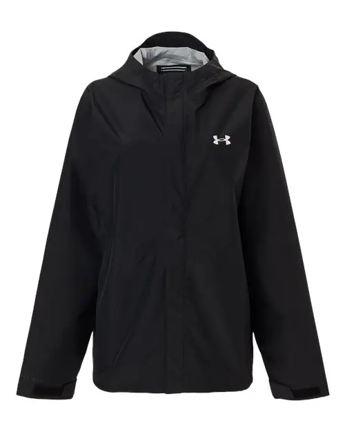 Under Armour Men's Cloudstrike Jacket in Black/ White