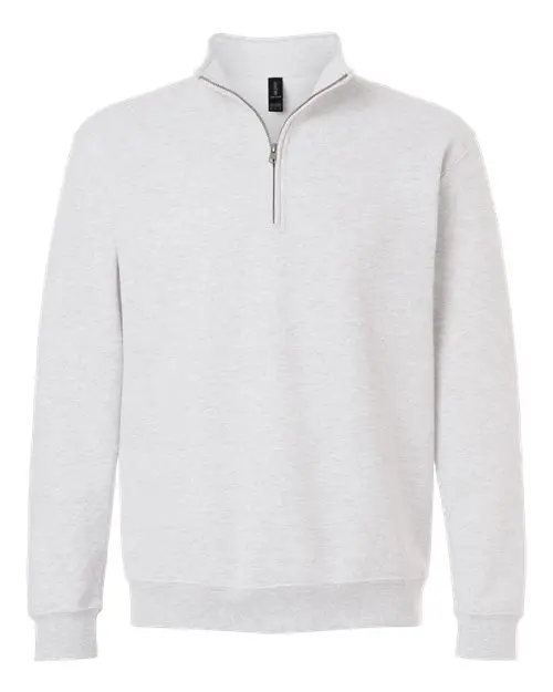 Gildan Unisex Heavy Blend Quarter-Zip Sweatshirt in Ash