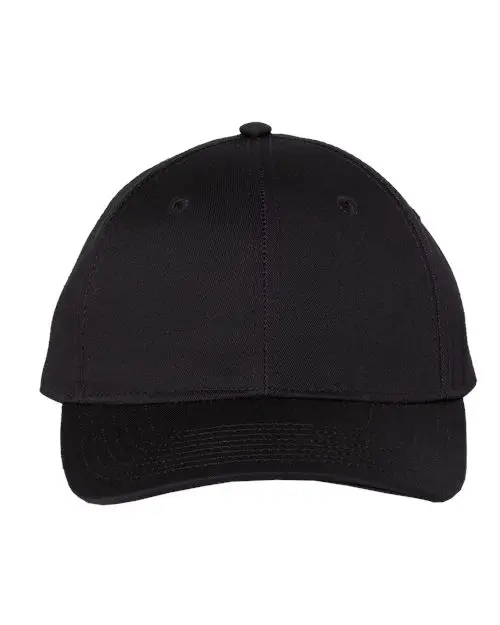 Valucap Lightweight Twill Cap in Black