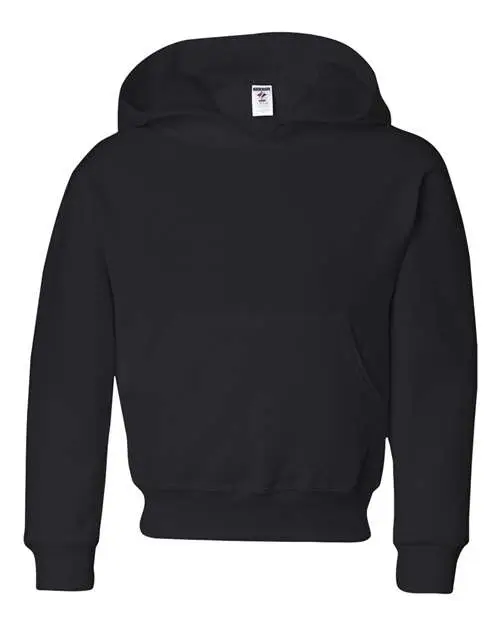 Jerzees Youth NuBlend Hooded Sweatshirt in Black
