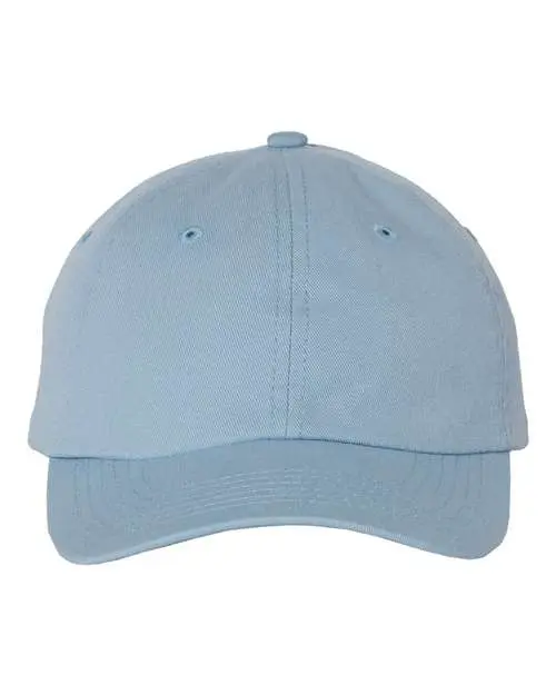 Valucap Youth Small Fit Bio-Washed Dad Hat in Baby Blue