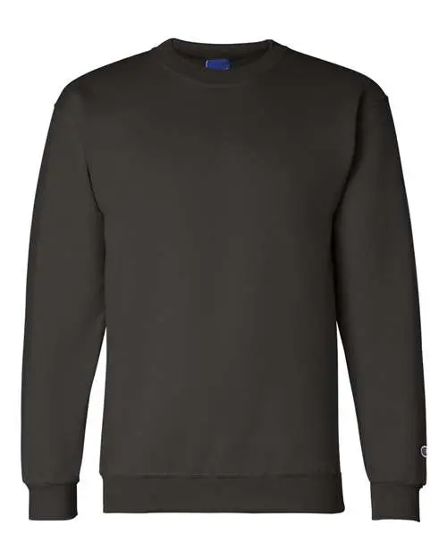 Champion Unisex Powerblend Crewneck Sweatshirt in Black