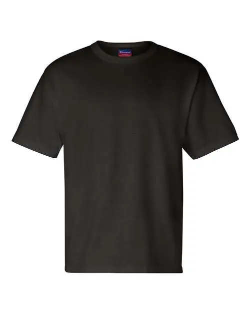 Champion Unisex Heritage Jersey T-Shirt in Black