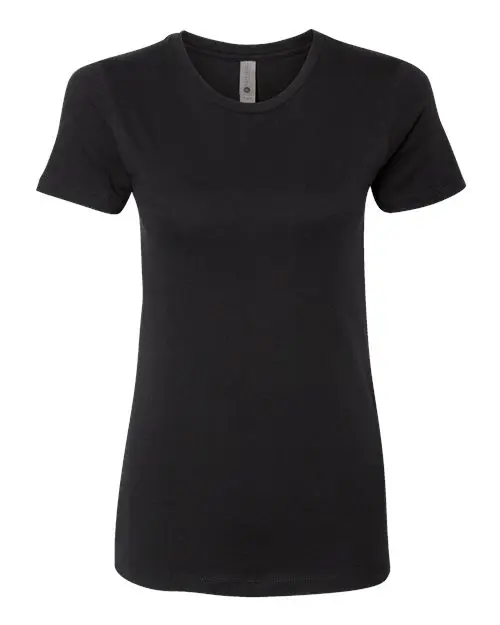 Next Level Women’s Cotton T-Shirt in Black