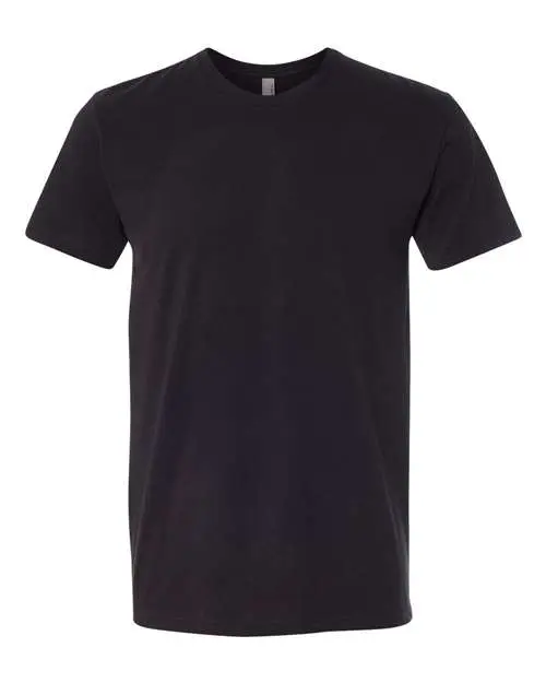 Next Level Unisex Sueded T-Shirt in Black