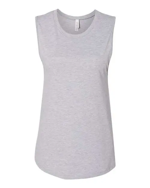 Bella + Canvas Women's Jersey Muscle Tank in White