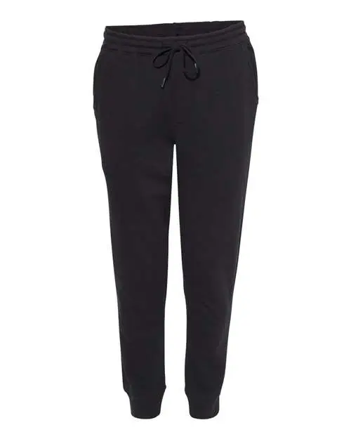 Independent Trading Co. Men's Midweight Fleece Sweatpants in Black