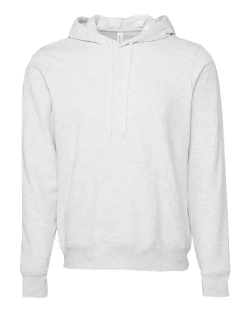 Bella + Canvas Unisex Sponge Fleece Hoodie Sweatshirt in Ash