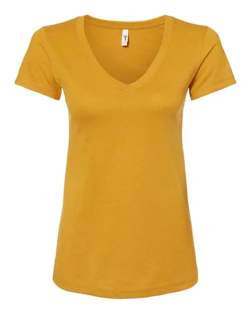 Next Level Women's Ideal V-Neck T-Shirt in Banana Cream