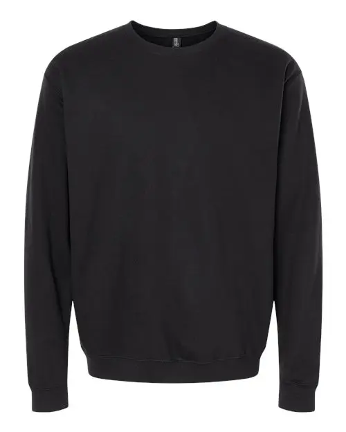 M&O Unisex Crewneck Fleece in Black