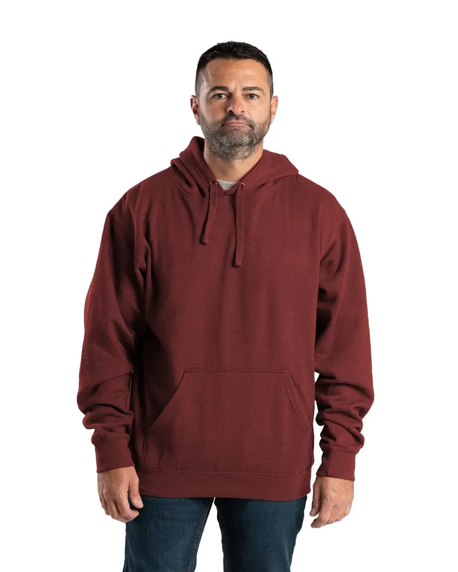 Berne Apparel Men's Signature Sleeve Hooded Sweatshirt in Black