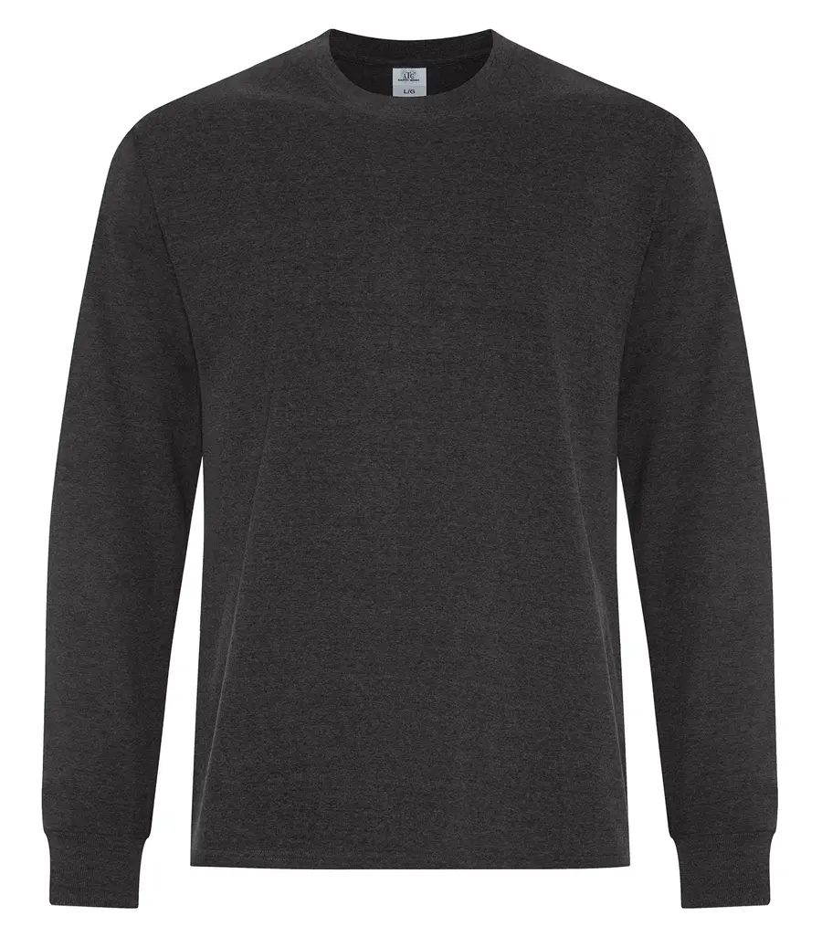 ATC Earth Wash CVC Long Sleeve TEE in Earth Black