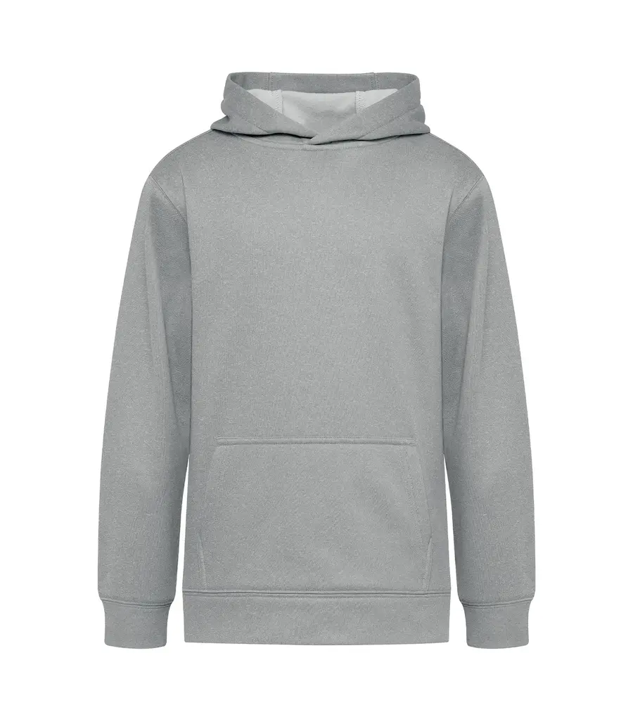 ATC Essential Performance Youth Hoodie in Athletic Grey