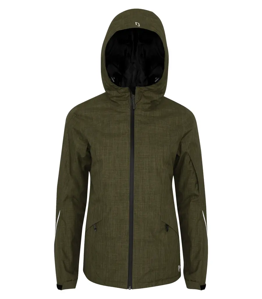 Dryframe Thermo Tech Insulated Waterproof Ladies' Jacket in Mineral Green