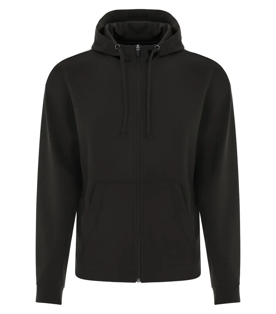 ATC Game DAY Fleece Full ZIP Hoodie in Black