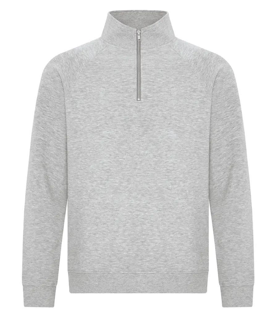 ATC Esactive Vintage 1/4 ZIP Sweatshirt in Athletic Grey
