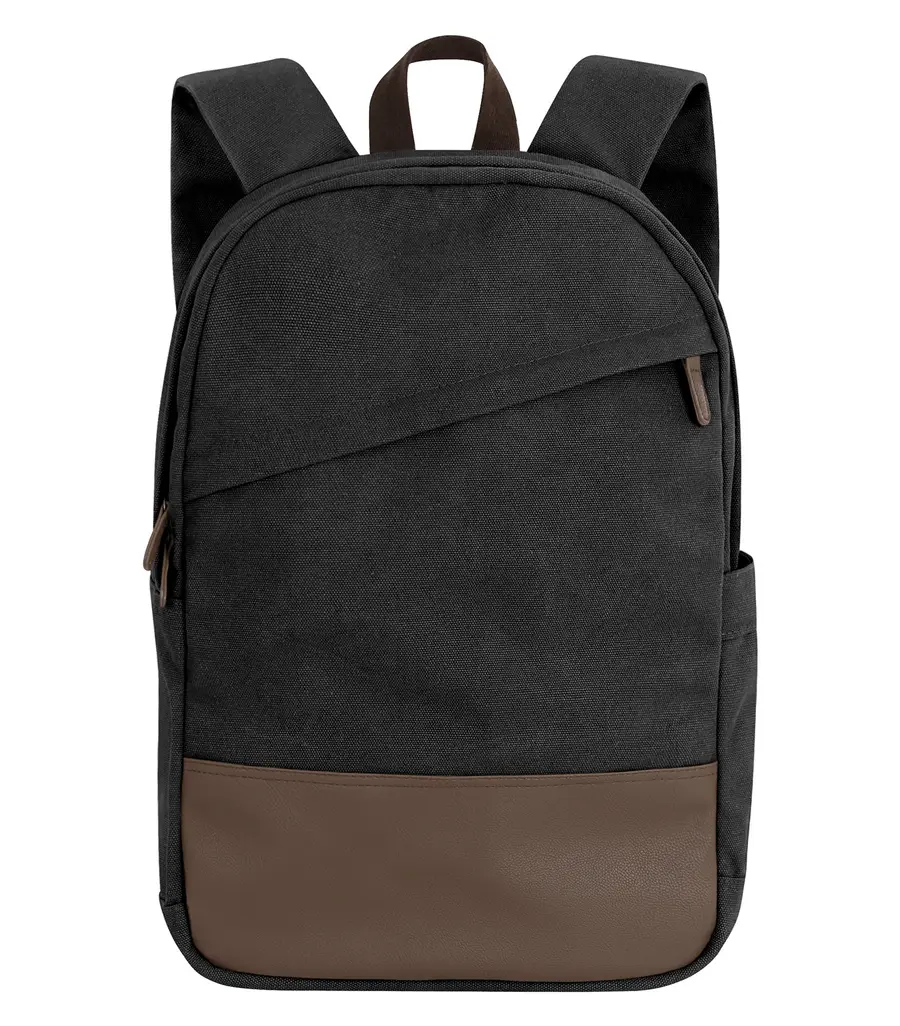KOI Canvas Backpack. 13L in Faded Black