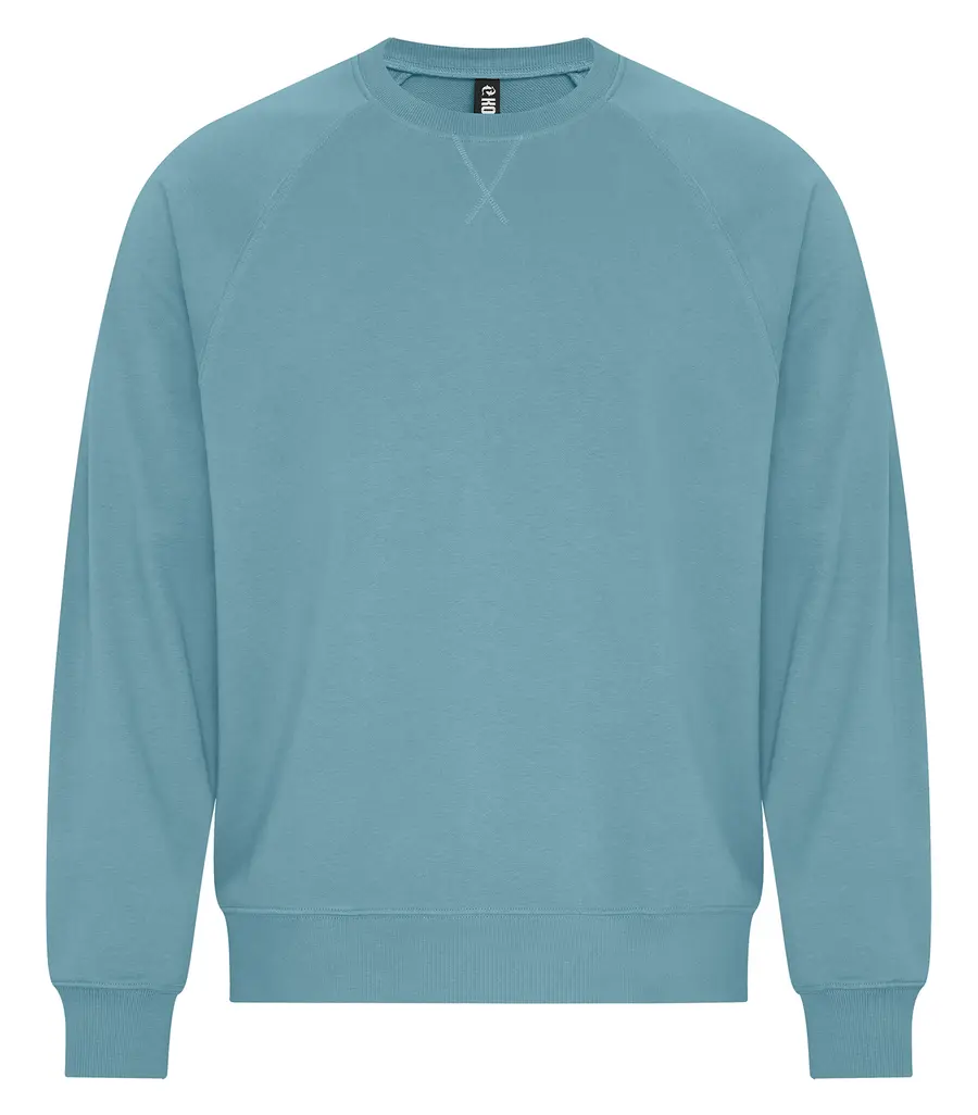 KOI Element CVC French Terry Crewneck in Blue Agave