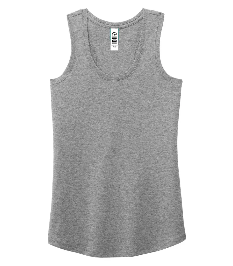KOI Element Triblend Racerback Ladies’ Tank in Grey Frost