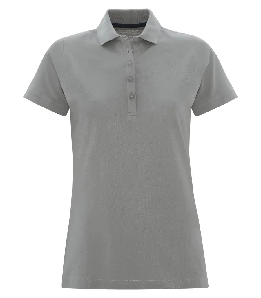 Coal Harbour Cotton Select Soil Release Ladies' Polo in Grey Concrete