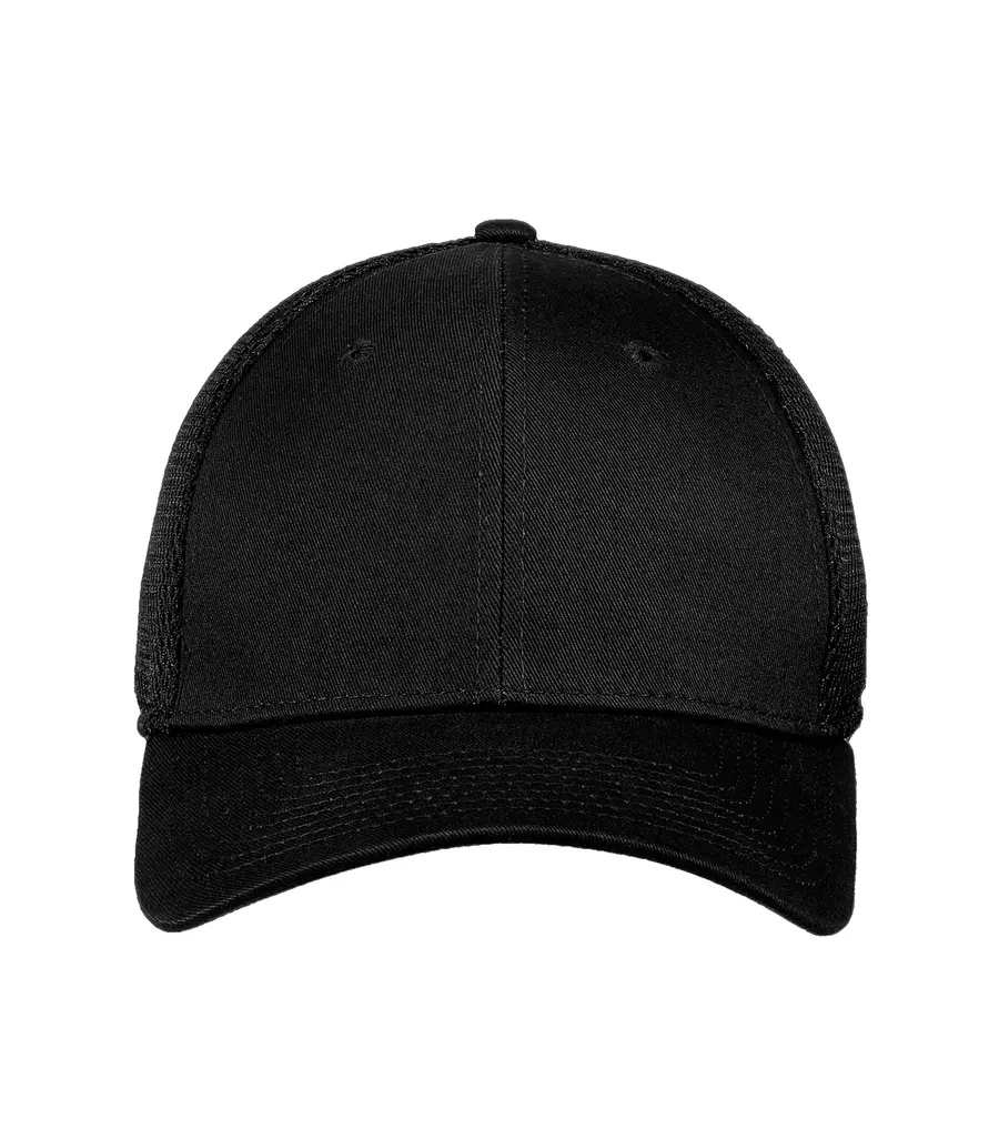 NEW ERA 39Thirty Stretch Mesh CAP in Black/Black