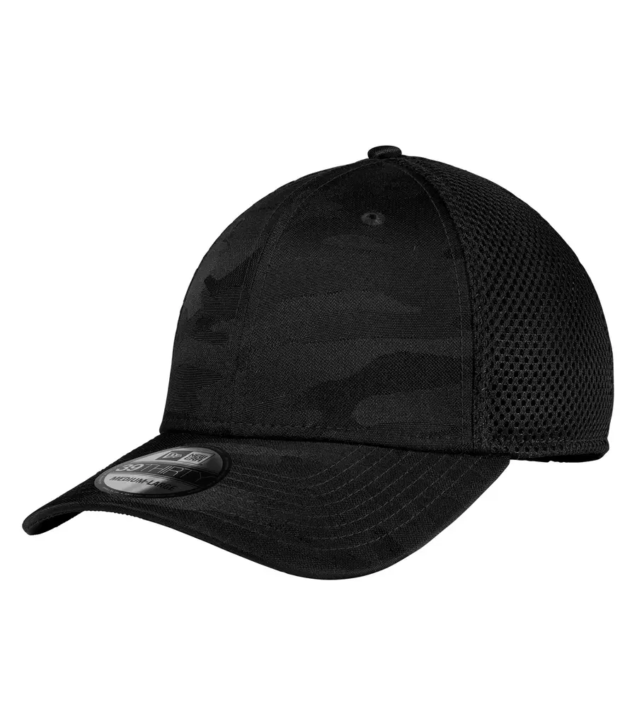 NEW ERA 39Thirty Tonal Camo Stretch Tech Mesh CAP in Black Camo