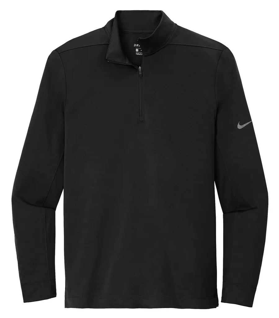 Nike DRY 1/2 ZIP Cover UP in Black